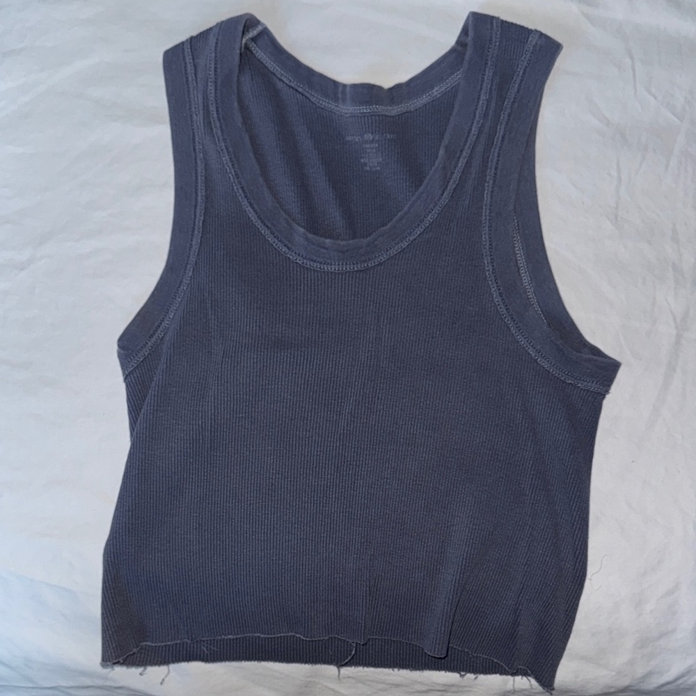Brandy Melville Connor Tank Top Blue